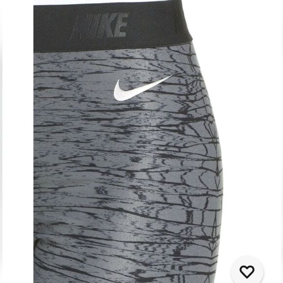 Nike Golf Gray And Black Dri-Fit Print Tights Size Small - Picture 8 of 13
